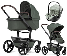 Детская коляска 3 в 1 Joolz Day 5 и автокресло Britax Roemer Baby-Safe Pro Style Sage green без адаптеров Forest Green