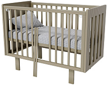 Кроватка Lunna Charm маятник, колесо кашемир