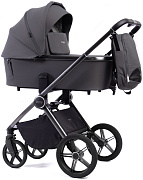 Детская коляска Peppy Monaco 2 в 1 Antrazit (графитовый), рама серая
