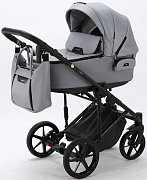 Детская коляска Adamex Zico Deluxe 2 в 1 Z-SM03 СЕР. КОЖА