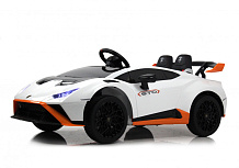 Детский электромобиль RiverToys Lamborghini Huracan STO белый