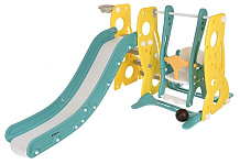 Горка-Комплекс Pituso Шаттл горка,качели,баскет.кольцо Yellow/Желтый