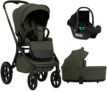 Коляска 3 в 1 Sweet Baby SBL Orso + автокресло Elegante Plus Dark Green