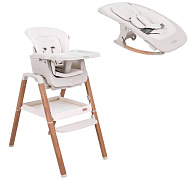 Стул для кормления Tutti Bambini High Chair Nova Scandinavian Walnut/Ecru