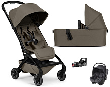 Коляска 2 в 1 Joolz Aer 2 и автокресло Baby-Safe Core Midnight Grey и база Vario Base 5Z Hazel brown