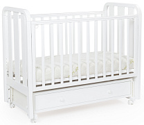 Детская кроватка Bebizaro Heirloom маятник универсальный с ящиком BZHMMUYA/01/WH White