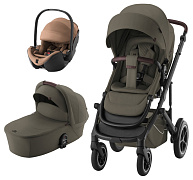 Коляска 3 в 1 Britax Roemer Smile 5Z LUX и автокресло Baby-Safe PRO LUX Warm Caramel Urban Olive