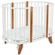 Детская кровать трансформер Indigo София 6 в 1 New 106601-6 белый-натуральный