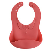 Нагрудник Pituso мягкий 32х23 см Red/Коралл