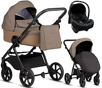 Детская коляска Tutis Leo 3 Plus 3 в 1 с автокреслом Elo Lux EduSky Black 1582262 Towny