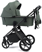 Детская коляска Peppy Monaco 2 в 1 Oliva Green (зеленый), рама серая