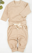 Комплект AmaroBaby Fashion кофточка и штанишки бежевый 80