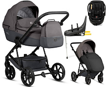 Детская коляска Tutis Viva 6 Plus Essential 4 в 1 с автокреслом Beno Black и базой 1612072 Periscape