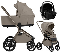 Коляска 3 в 1 Sweet Baby SBL Orso New + автокресло Premier Black Beige Neo