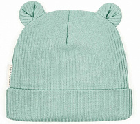 Чепчик (шапочка) AmaroBaby Fashion bear ЧЗ зеленый 42