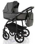 Детская коляска Sevillababy Uno 2 в 1 т.серый экокожа