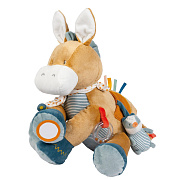 Игрушка мягкая Nattou Soft toy FELIX & LEO Activity Ослик 595285