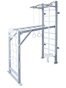 Детский спортивный комплекс Perfetto Sport Scala in legno 2 grigio