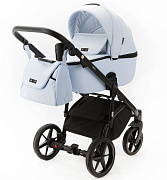 Детская коляска Adamex Nola 3 в 1 N-PS24 (ГОЛУБОЙ+ ГОЛУБАЯ КОЖА)