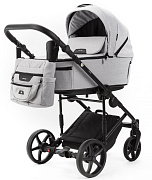 Детская коляска Adamex Zico New 3 в 1 ZN-TK01 (светло‑серый)