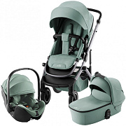 Детская коляска Britax Roemer Smile 5Z + автокресло BABY-SAFE PRO Jade Green