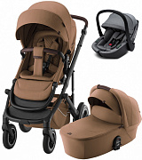 Коляска 3 в 1 Britax Roemer Smile 5Z LUX и автокресло Osann Cuddle Iron Warm Caramel