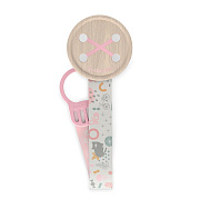 Клипса с лентой Suavinex Walk для соски-пустышки к одежде 308225 NUDE L3