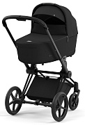 Коляска для новорожденных Cybex Priam IV Matt Black Sepia Black