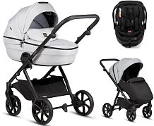 Детская коляска Tutis Uno 6 Plus Essential collection 3 в 1 с автокреслом Beno Black 1602142 Risso