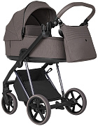 Детская коляска Roan Sol Luxury 2.0 2 в 1 SLSH/11 Silhouette/Nickel/руч.Cappuccino/к.Capp