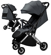 Прогулочная коляска Amarobaby Handy серый/серебряный