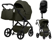 Коляска 3 в 1 Sweet Baby SBL Dolce + автокресло Premier Plus Black Dark Green