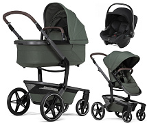 Детская коляска 3 в 1 Joolz Day 5 и автокресло Baby-Safe Core Space Black Forest Green