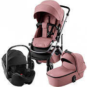 Коляска 3 в 1 Britax Roemer Smile 5Z + автокресло Baby-Safe PRO Dusty Rose / Space Black