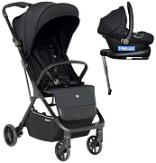 Прогулочная коляска Sweet Baby Aura + автокресло Elegante Plus с базой i-Size ISOFIX DK780 Grey