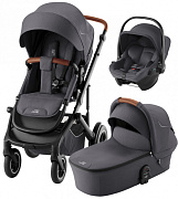 Коляска 3 в 1 Britax Roemer Smile 5Z и автокресло Baby-Safe Core Midnight Grey2 Midnight Grey