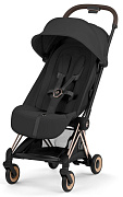 Прогулочная коляска Cybex Coya Style Rosegold Sepia Black с дождевиком
