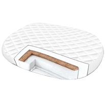 Детский матрас AmaroBaby Soft Dream Ellipse 125x75см