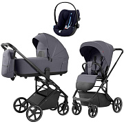 Коляска Carrello Alfa CRL-6522 2025 Cybex Cloud G i-Size Ocean Blue Plus 3 в 1 Fashion Grey