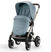 Прогулочная коляска Cybex Talos S Lux TPE Stormy Blue с дождевиком