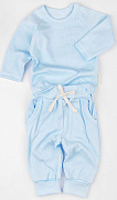 Комплект AmaroBaby Fashion кофточка и штанишки голубой 62