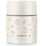 Детский термос для еды Miniland Natur Thermos 600 мл Bunny, зайчик