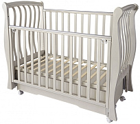 Детская кроватка Кедр Мэри 1 (маятник универсальный, колесо) кашемир