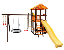 Детский игровой комплекс Perfetto Sport Bari-8 + качели "Паутина"