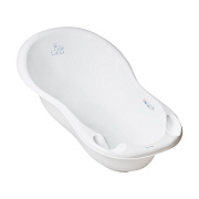 Детская ванна Tega Baby Little Bunnies (Кролики) со сливом 102 см KR-005-103 белый