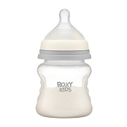 Бутылочка для кормления Roxy-Kids Color 120 мл, медленный поток, 0+ RBTL-001-BGR кокосово-серый