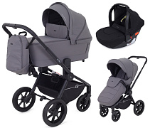 Детская коляска Rant Flex 3 в 1 RA076 с автокреслом Cruise Black Graphite