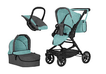 Коляска для кукол Carrello Magia 3 в 1 9636 Green