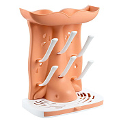 Вертикальная компактная сушилка для бутылочек Uviton 0421 персиковый