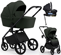 Коляска 4 в 1 Sweet Baby SBL Elegante Pro + автокресло Elegante Plus с базой i-Size ISOFIX DK780 Forest Green